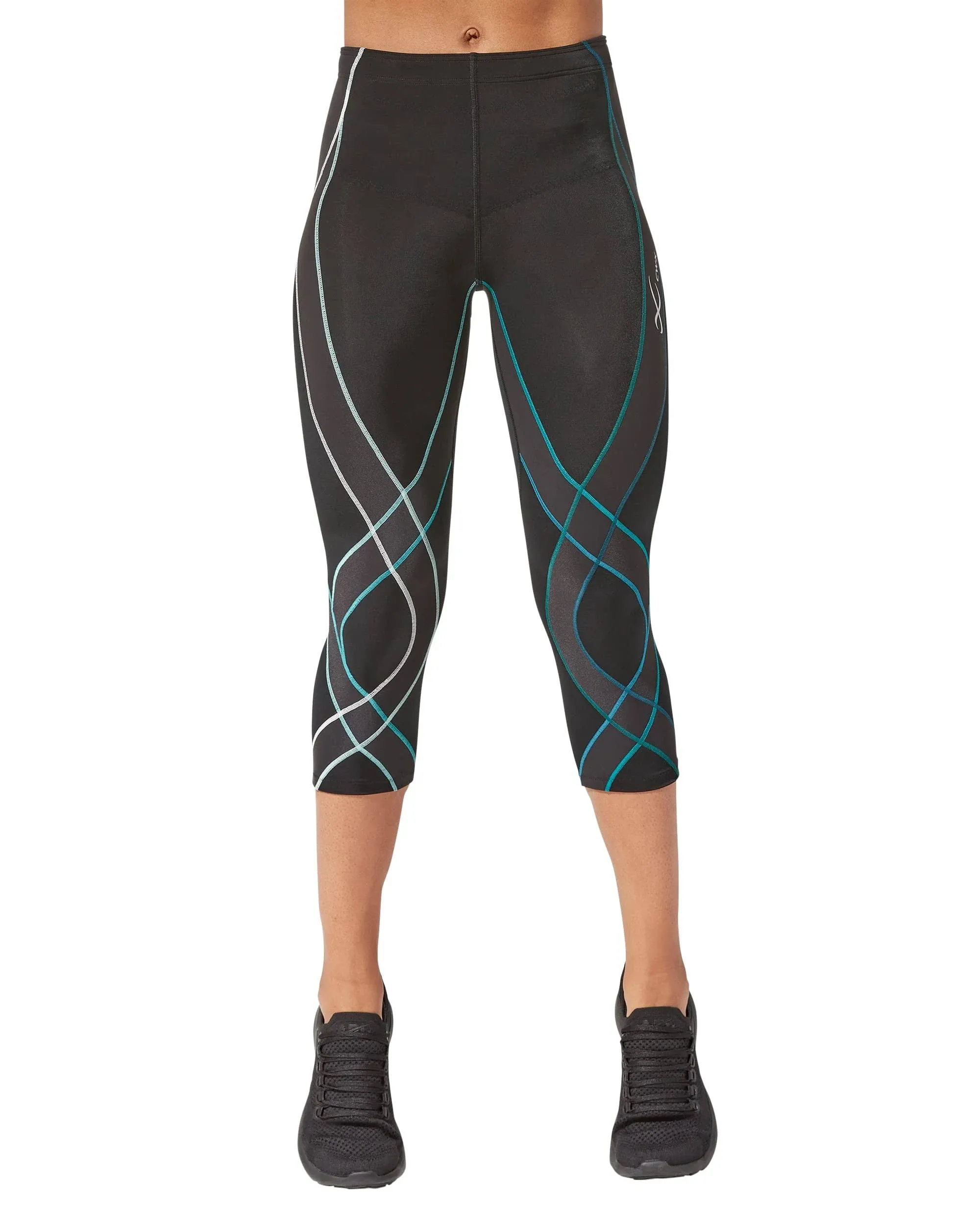 CW-X Women's Endurance Generator Joint & Muscle Support 3/4 Compression Tight ...