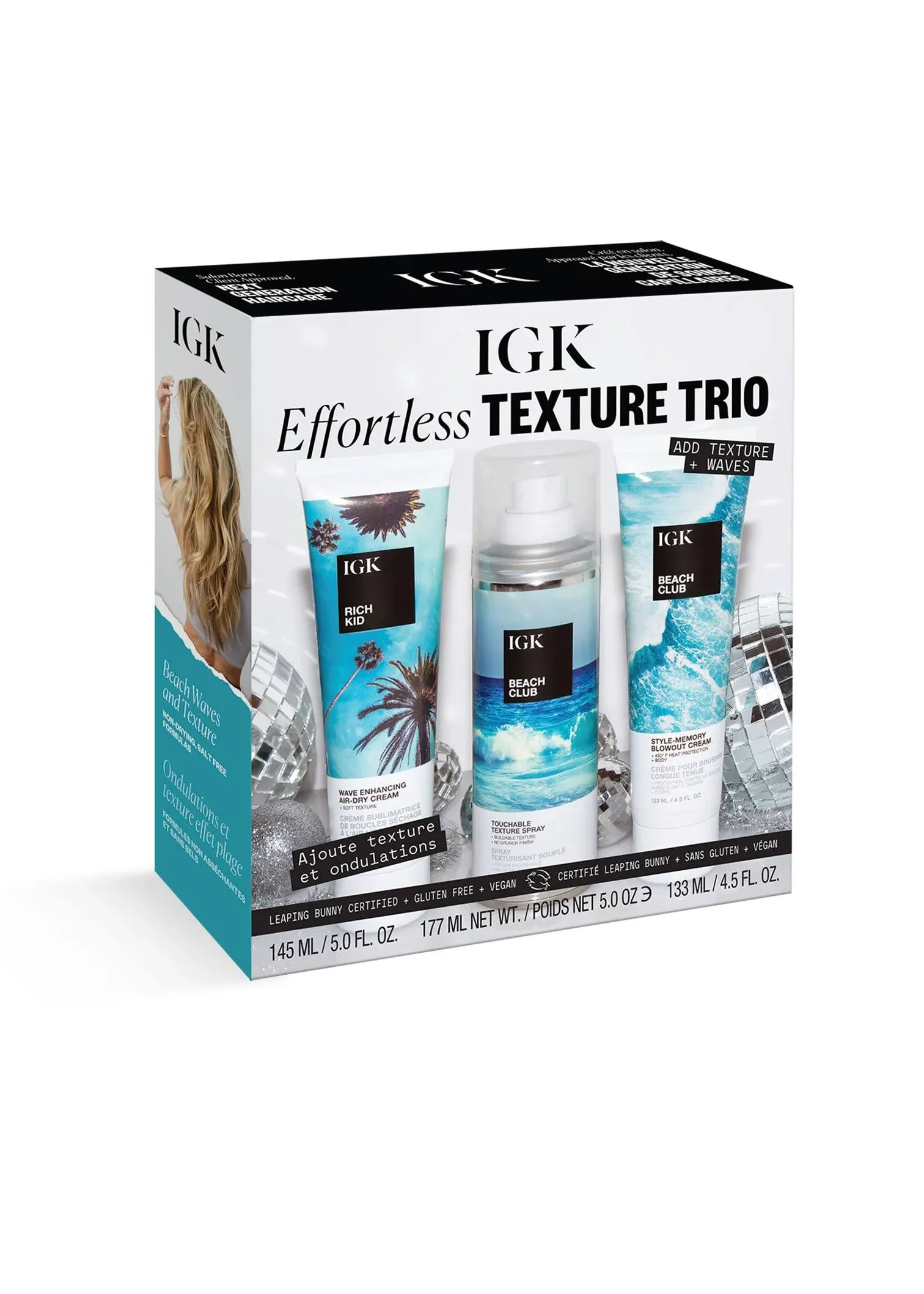 IGK Effortless Texture Trio Kit