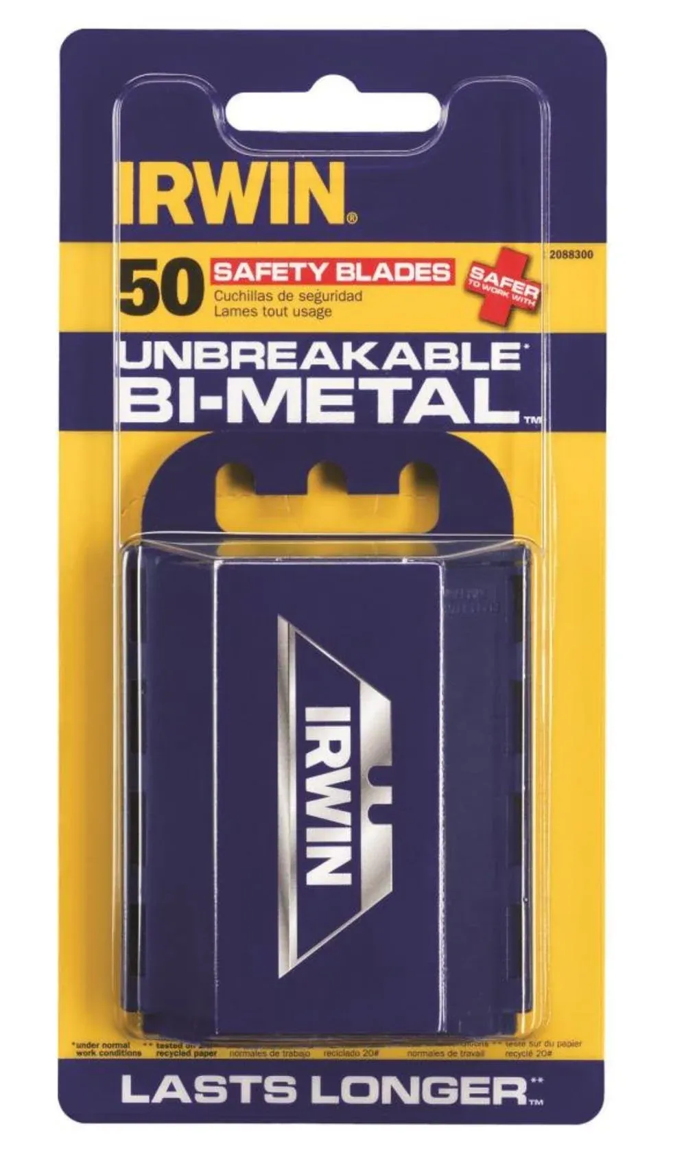 Irwin 2088300 50 Pack Safety Knife Blades