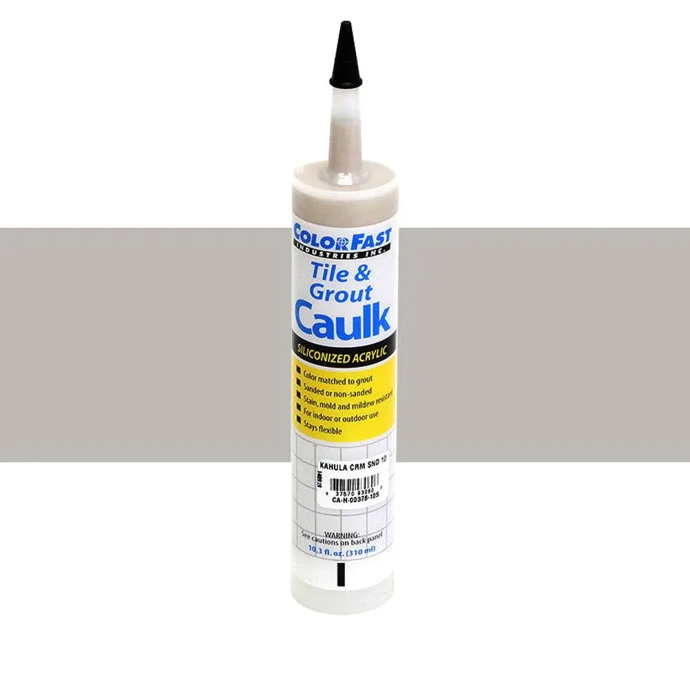 Latex Colored Caulk - Tec Color Line: Dove Gray Unsanded