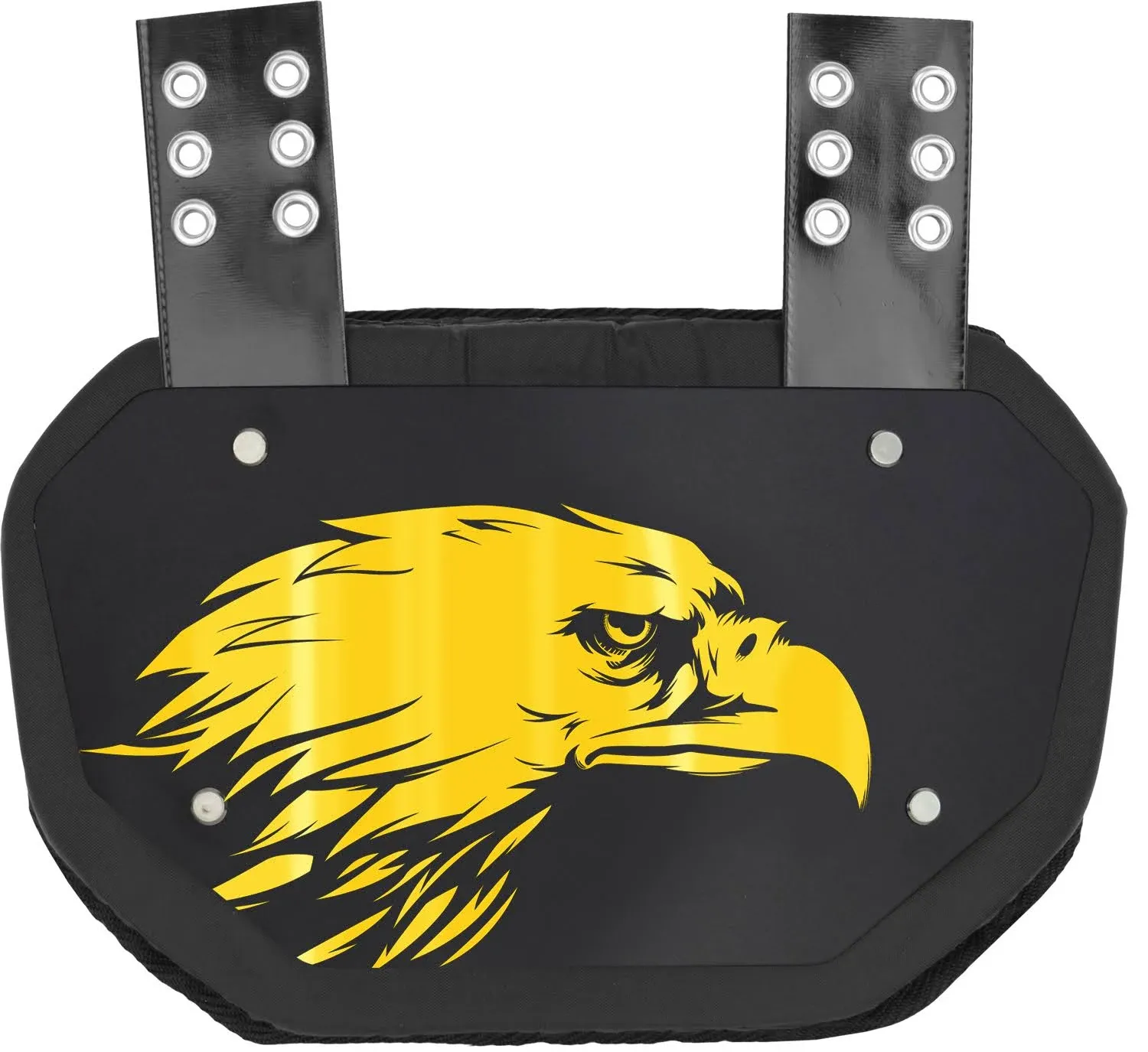 Sports Unlimited Eagle Gold Football Back Plate