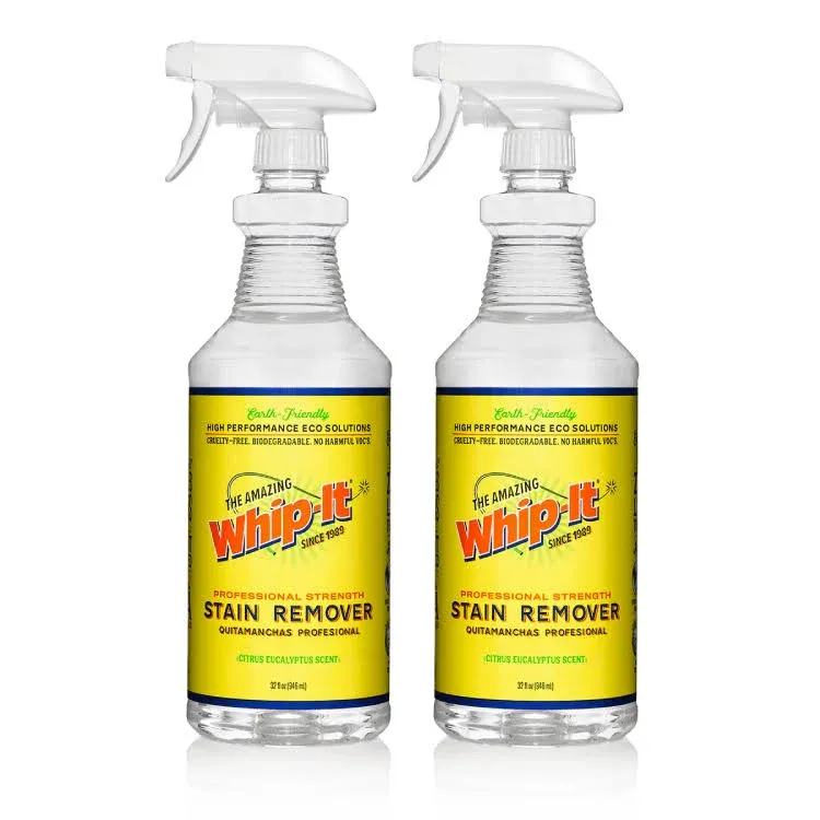 Whip-It Professional Strength Multi-Purpose Stain Remover 32 OZ (2-Pack) OEM!!!