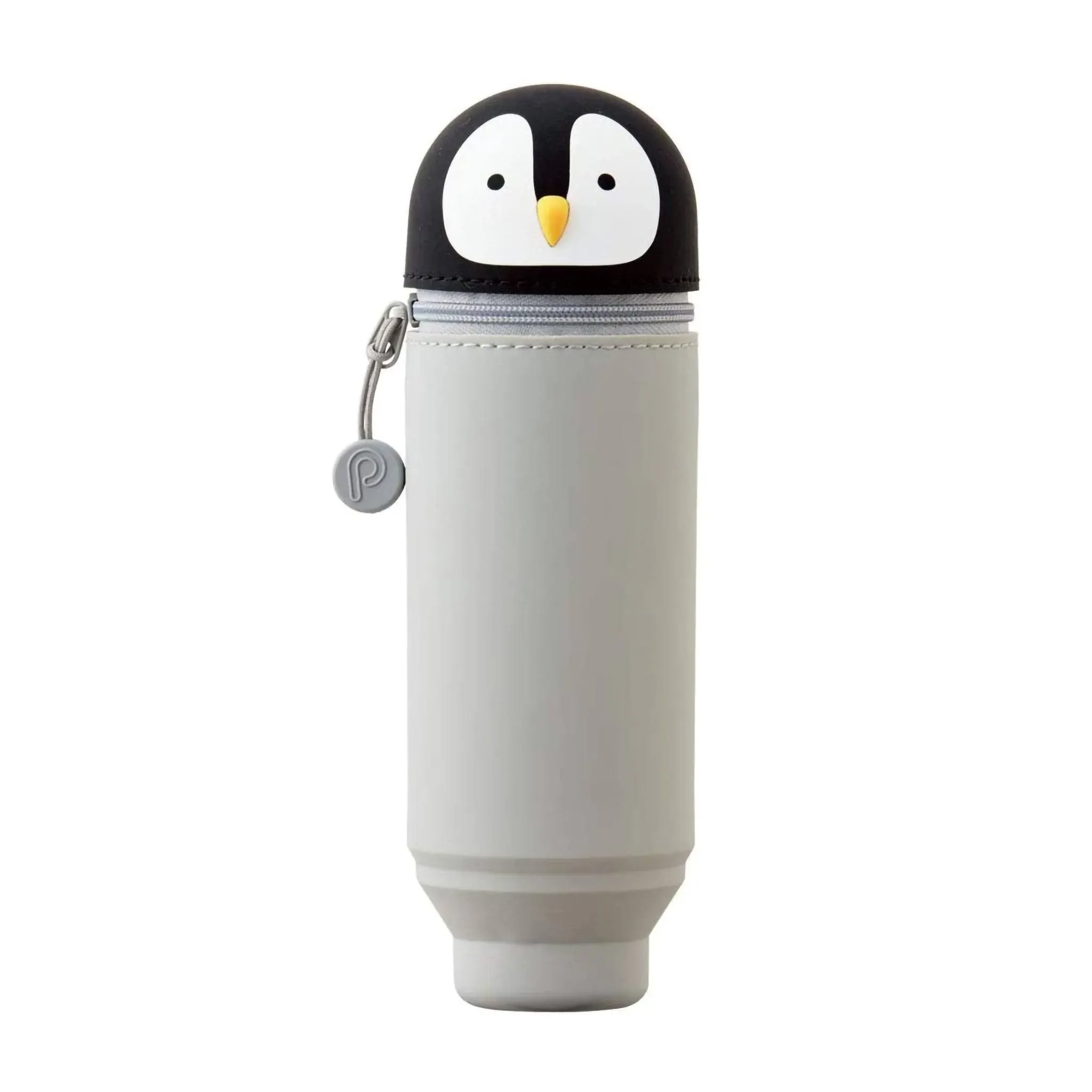 LIHIT LAB stand pen case A7712-10 penguin Punirabo Cute Animal Goods