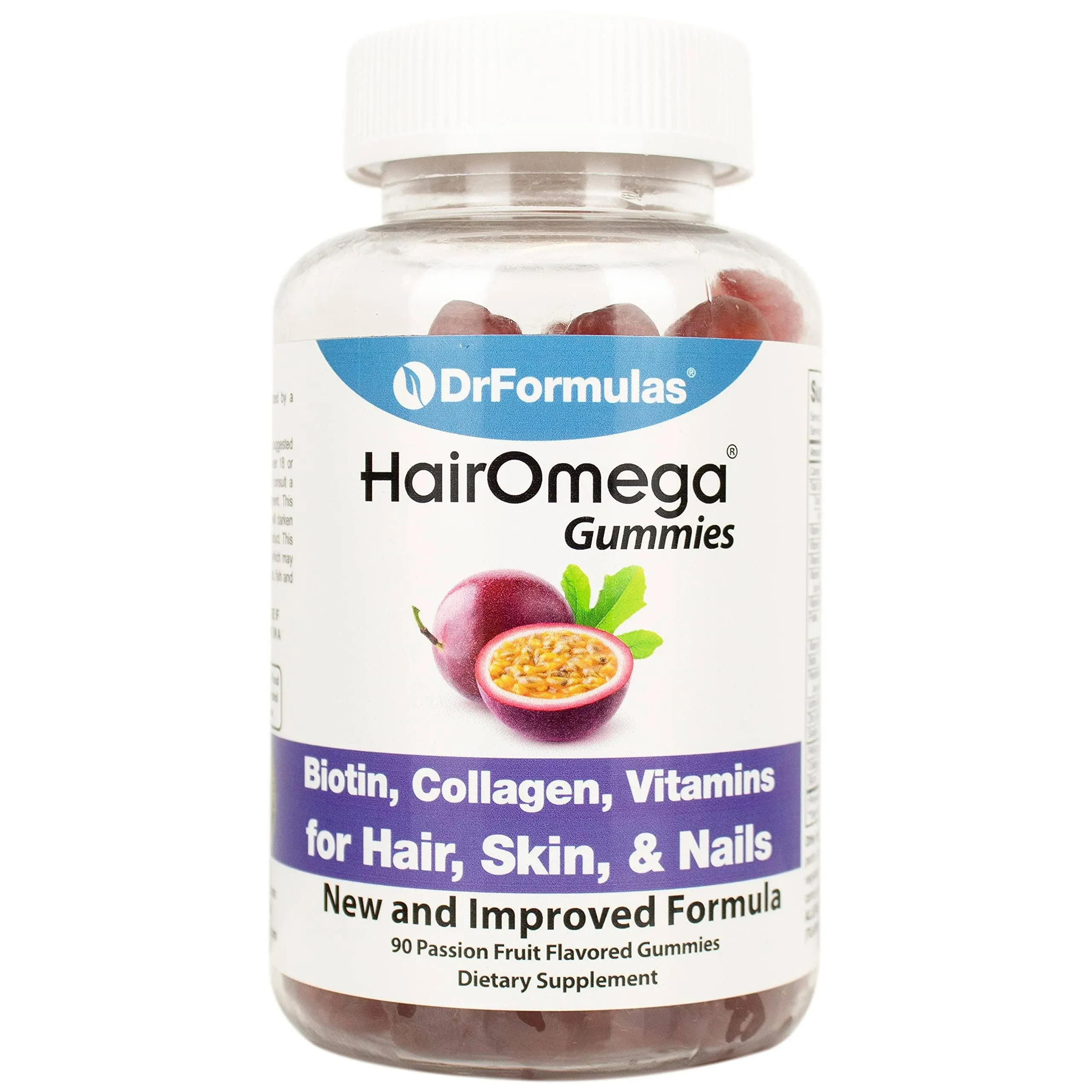 DrFormulas Hair Skin Nails Gummies Vitamins with Biotin by HairOmega