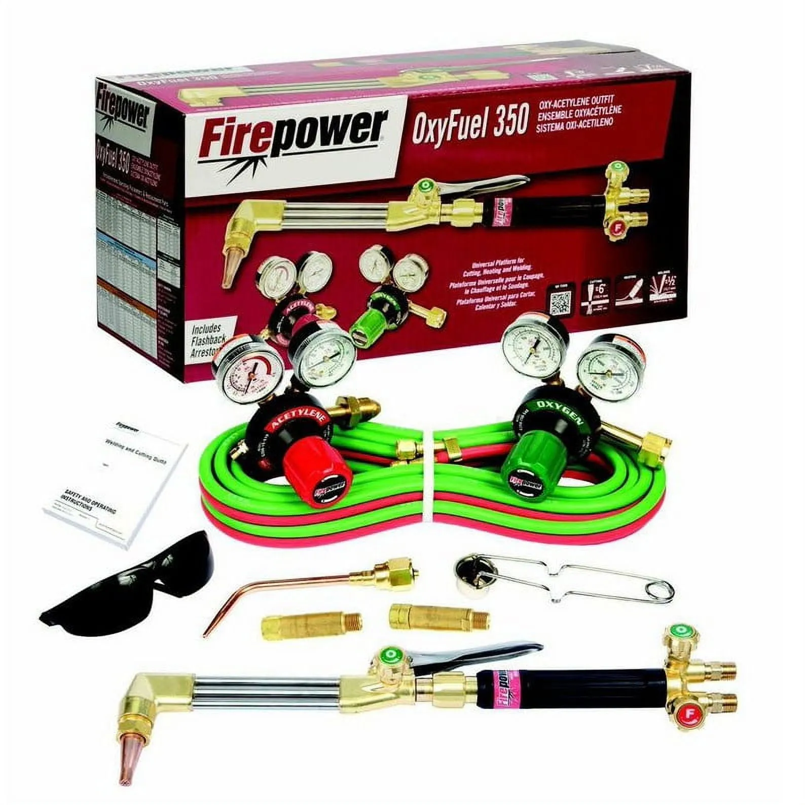 Firepower 0384-2571 OxyFuel 250 Medium Duty Outfit Kit Box