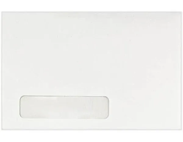 LUX Self Seal Window Envelope, 6" x 9", Bright White, 500/Pack (22646-500) | Staples