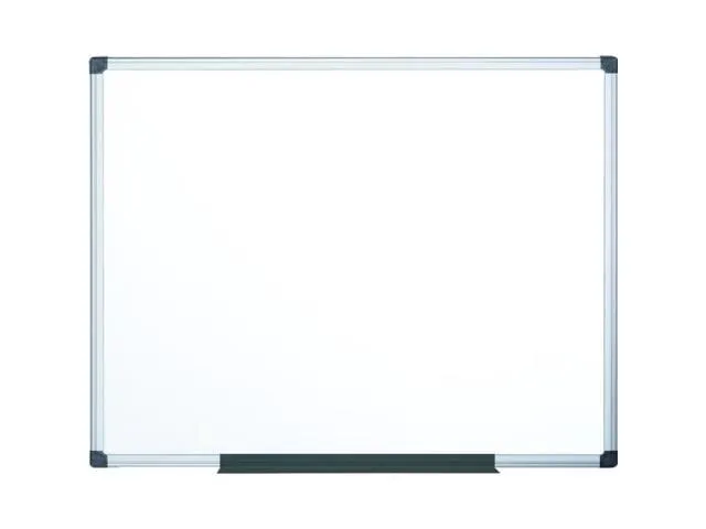 MasterVision Value Lacquered Steel Magnetic Dry Erase Board 48 x 72 White