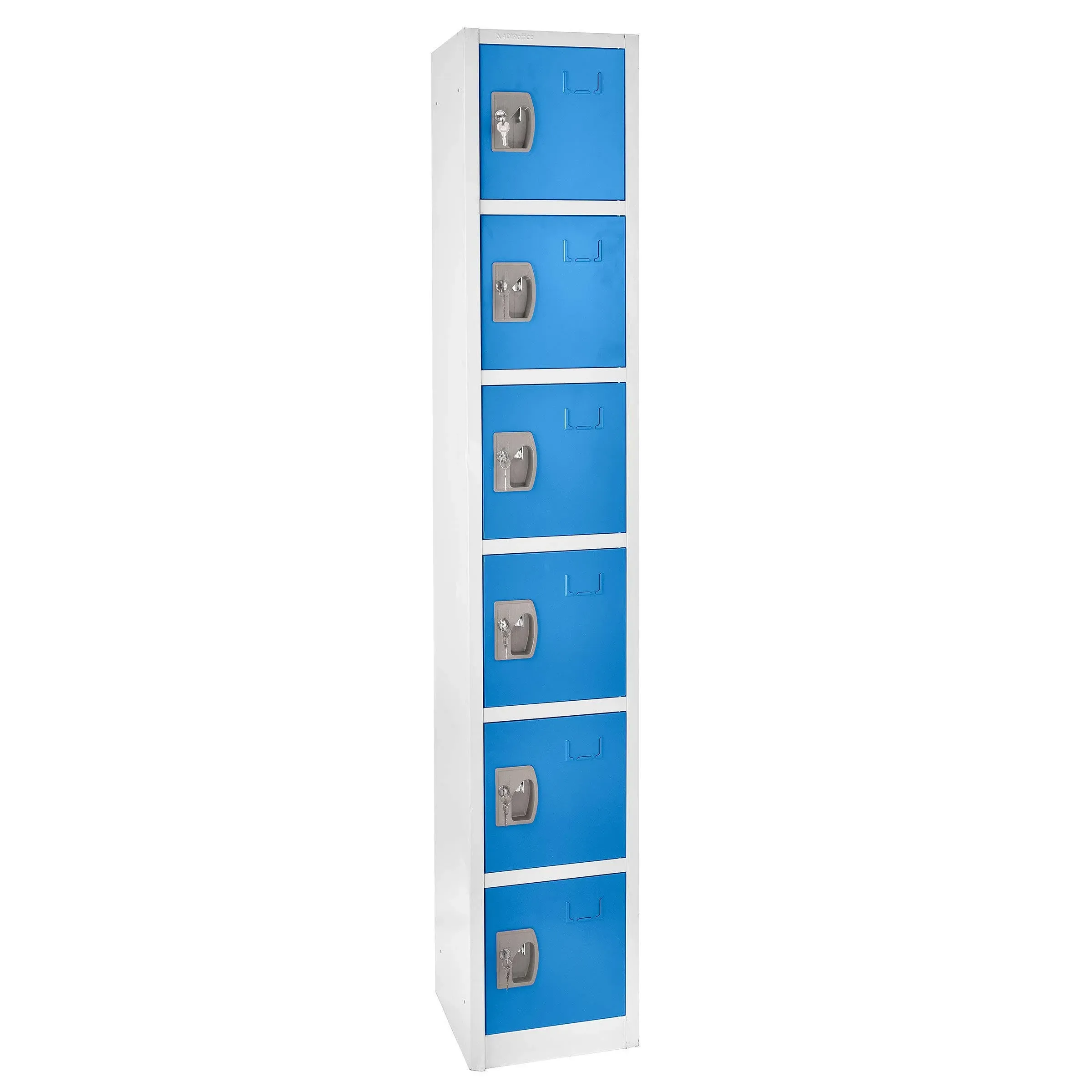 Alpine Industries ADI629-206-BLU - Storage Locker , Six-compartment, Steel