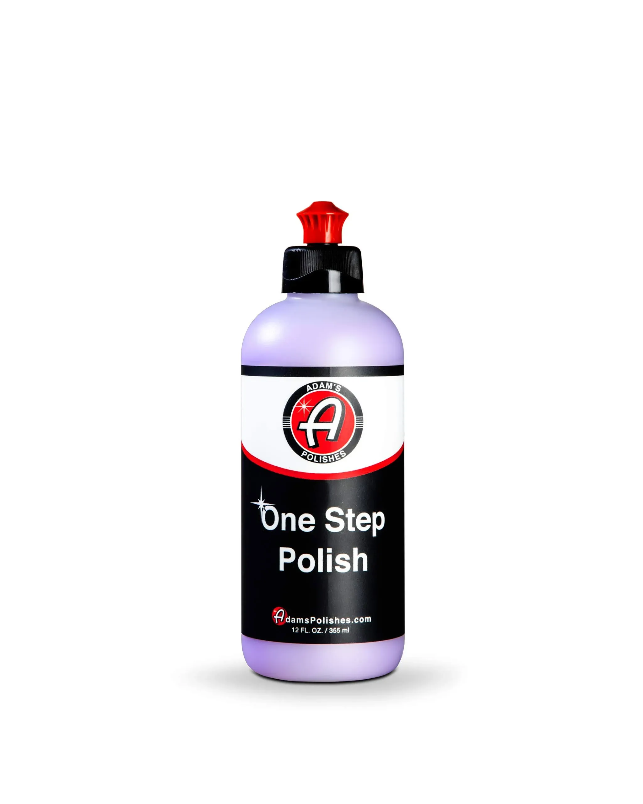 Adam's Polishes One Step Polish 12oz - Safe for Clear Coat, Single Stage, or Lacquer Paint - Increased Cut & Finishing, Body Shop Safe - Easy