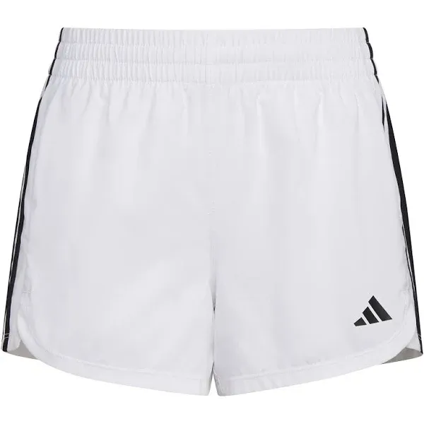 7-16 adidas Girls' 3-Stripe Pacer Woven Shorts