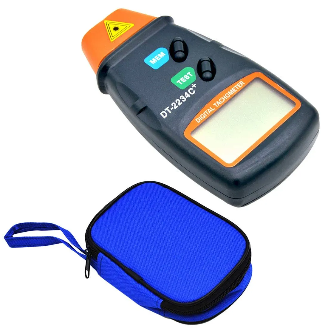 Toolso Digital Laser Photo Tachometer Non Contact RPM Tach Speed Gauge Engine Diagnostic Tool