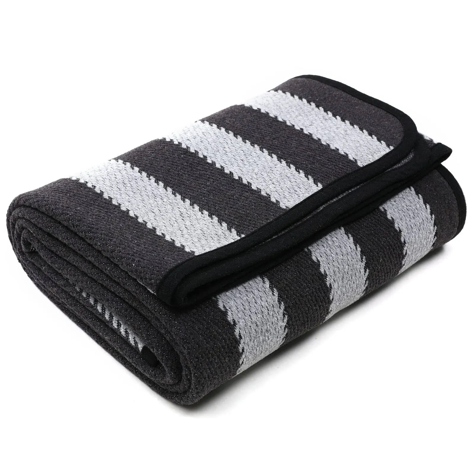 Wool Blanket - Warm, Thick, Washable, 87″ X 63″ Large Throw for Outdoors,