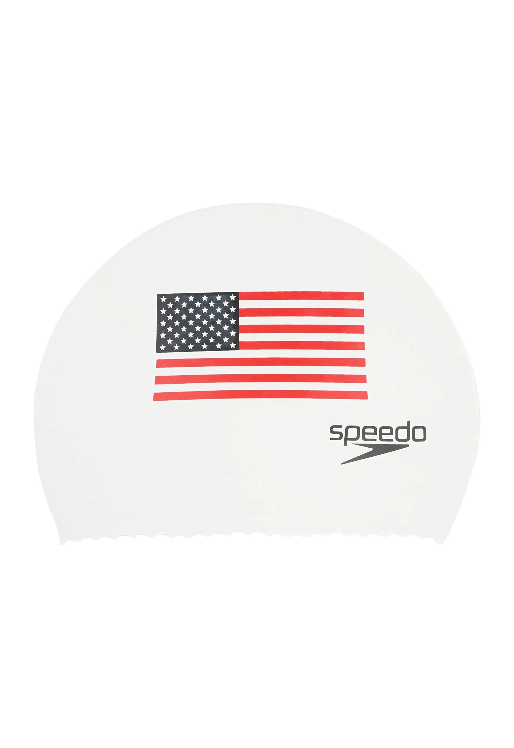 Speedo USA Swim Cap White