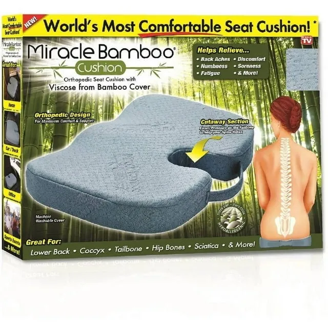 Miracle Bamboo Cushion Orthopedic Seat Cushion