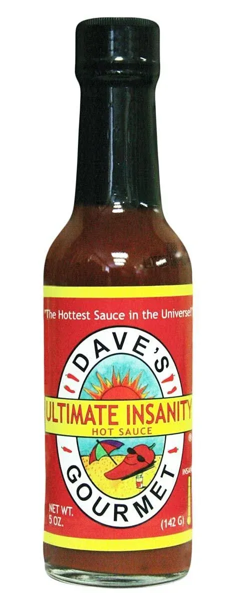 Daves Gourmet Ultimate Insanity Hot Sauce