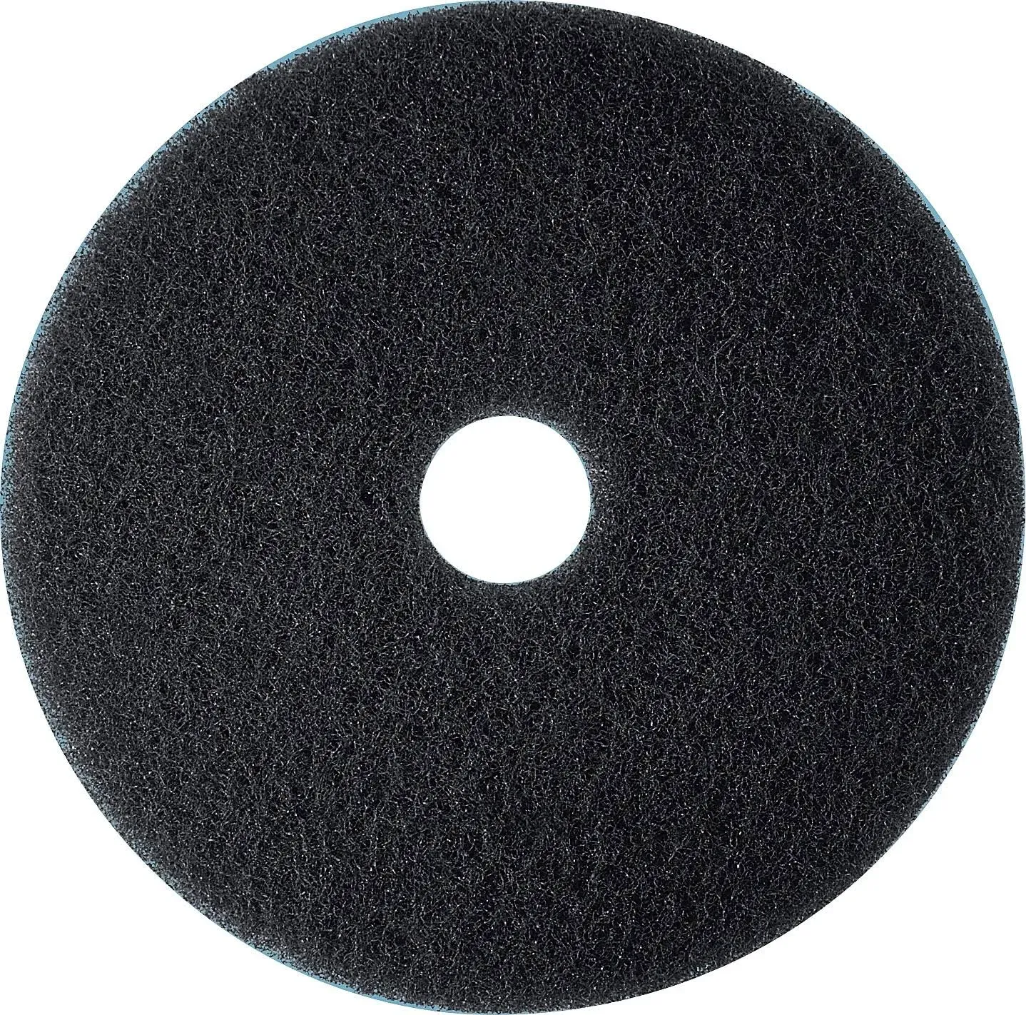 3M 08278 High Productivity Floor Pad 7300, 20" Diameter, Black, 5/Carton