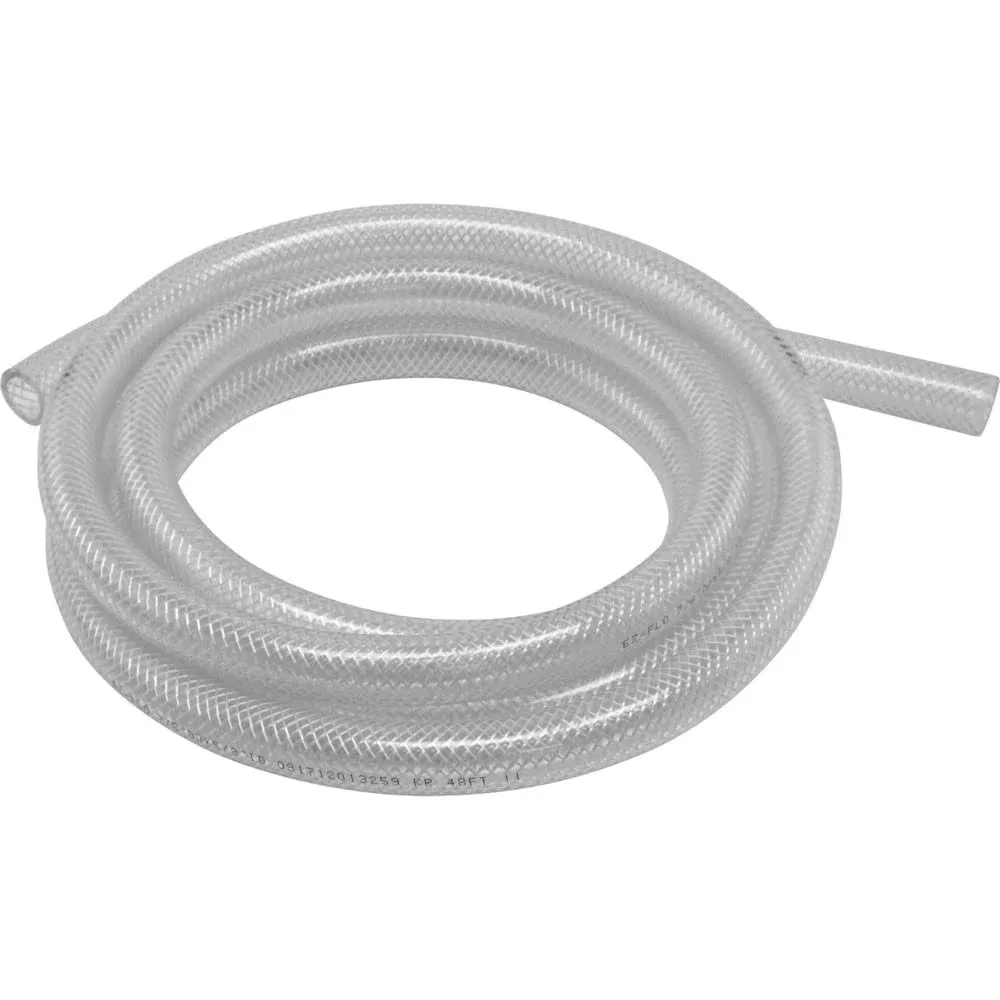 EZ Flo 98629 PVC Clear Vinyl Tubing, 7/8 inch OD, 10 ft