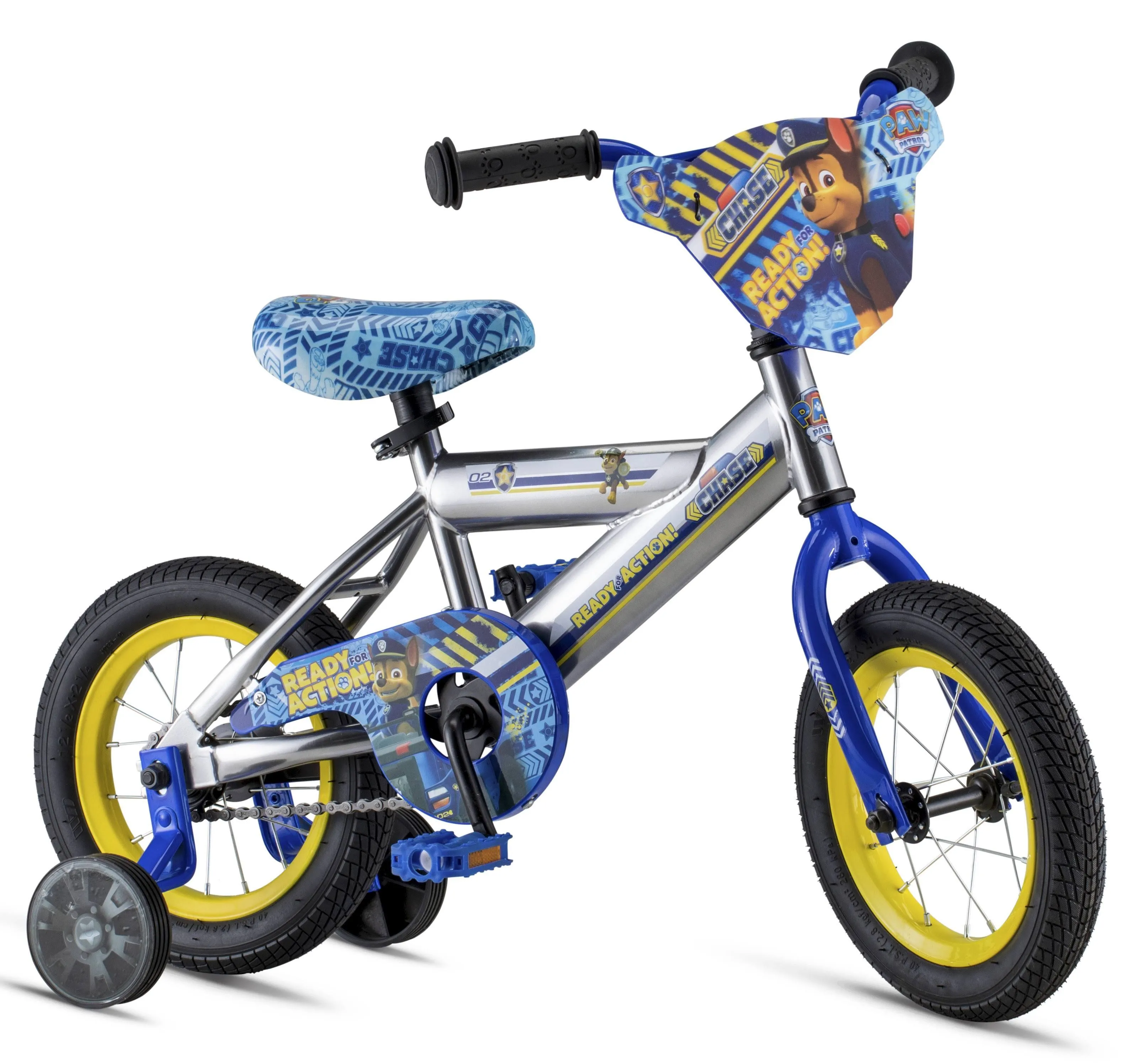 Paw Patrol Boys' 12 in. Bicycle, Silver