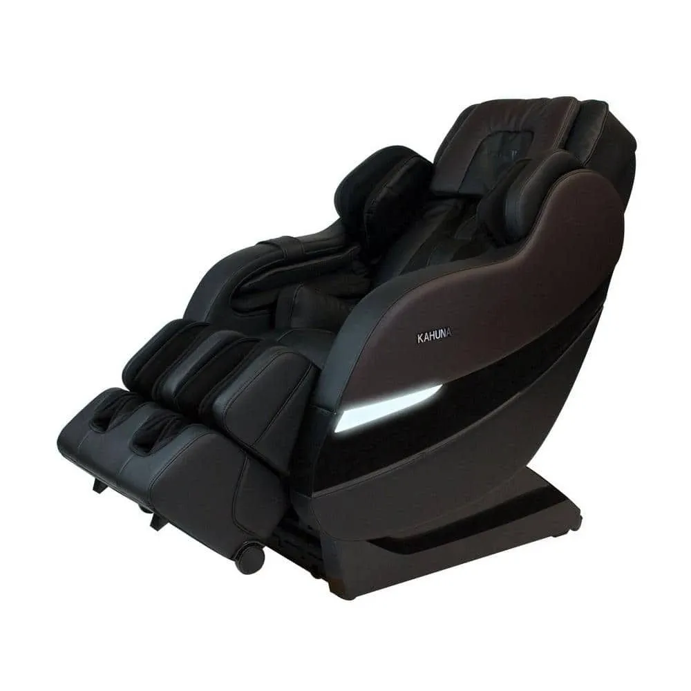 Kahuna Massage Chair SM-7300 Dark Brown/Black for Premium Quality Comfort and Relaxation at Home- Top Performance-Total 9 Auto Programs Including 4 Special Programs with SL-Track Rollers