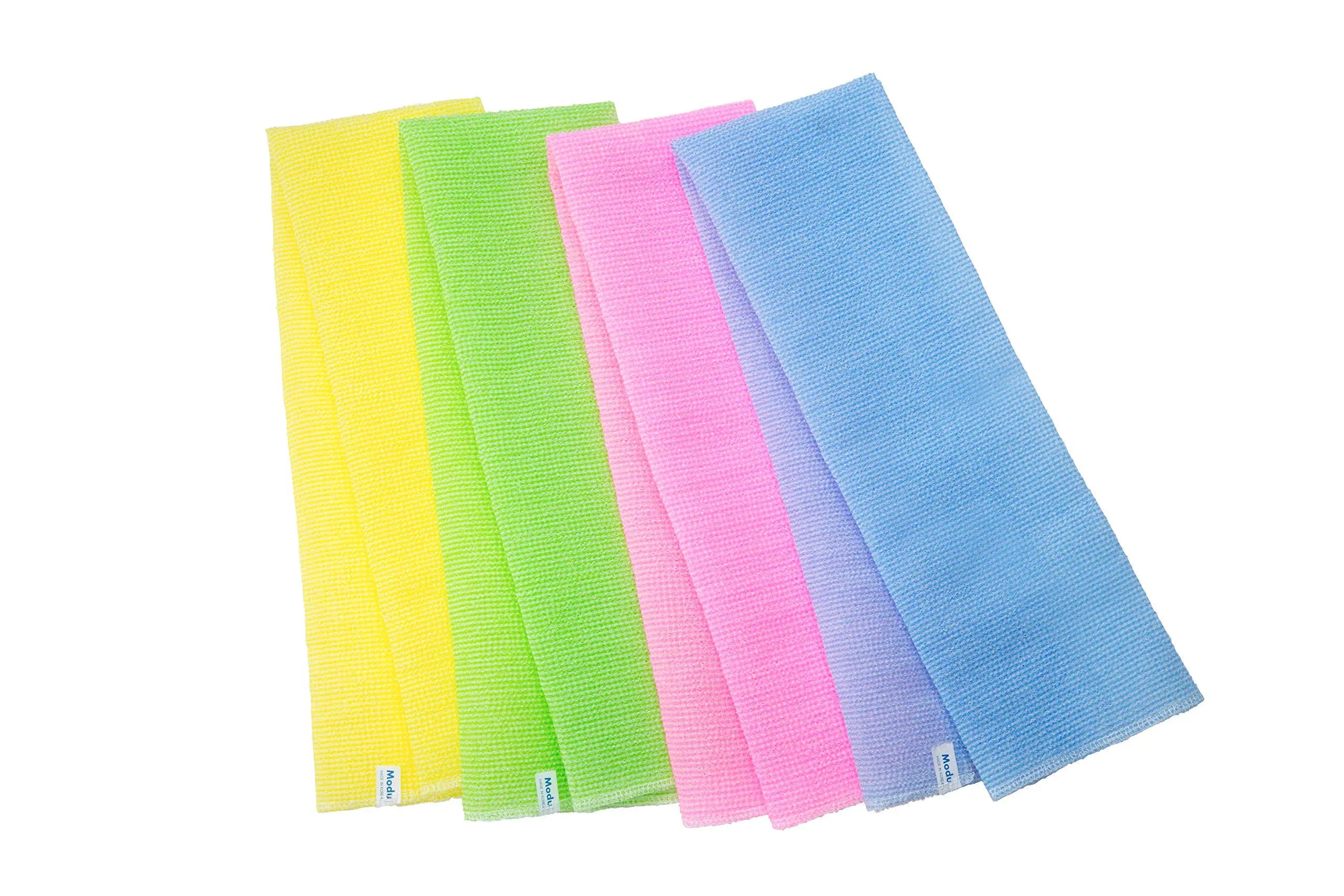 4 Pcs Exfoliating Shower Towel Back Scrubber 37 x 11.8 in - Japanese Washclot...