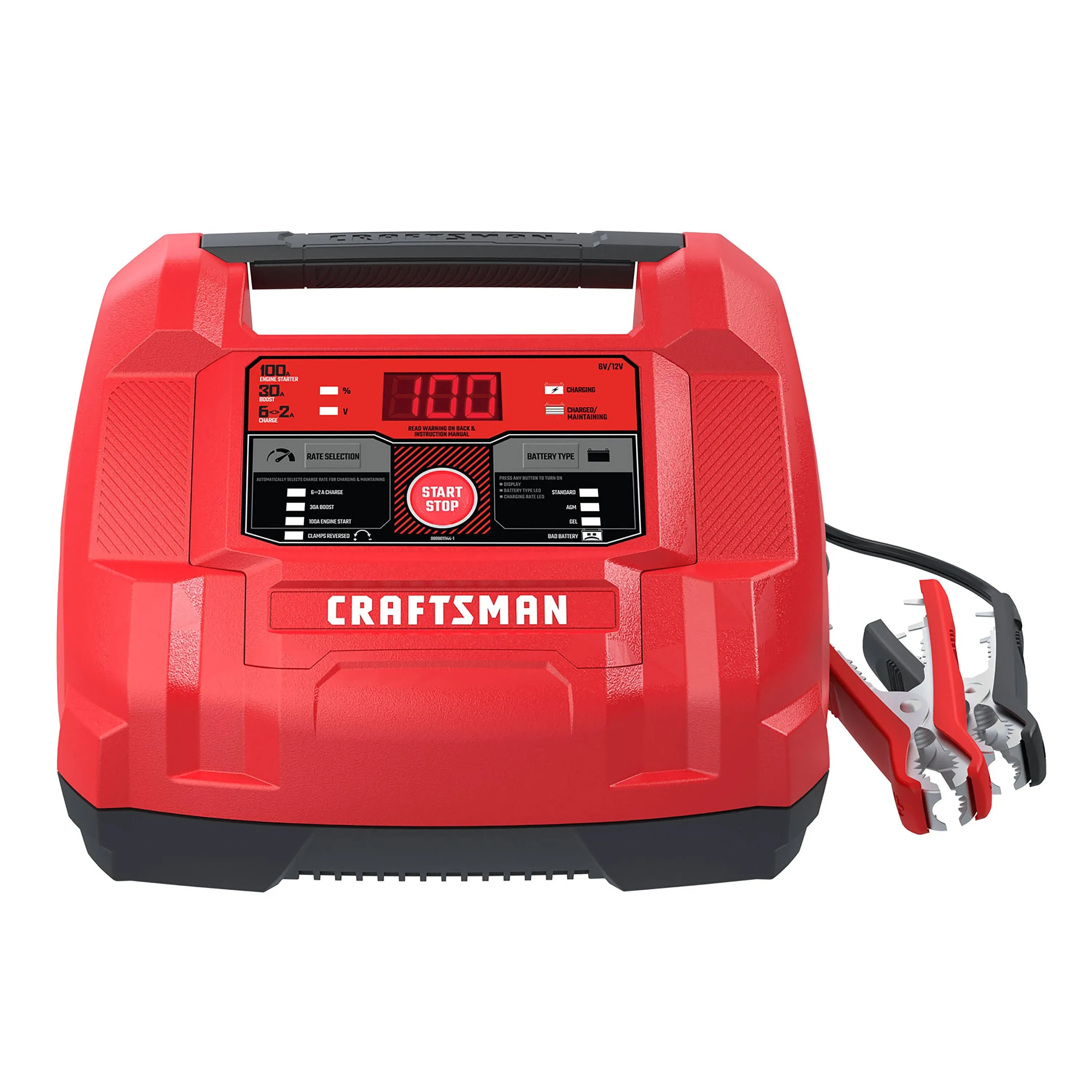 CRAFTSMAN 100-Amp Car Battery Jump Starter with Digital DisplayCRAFTSMAN 100-Amp Car Battery Jump Starter with Digital Display