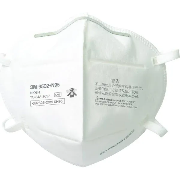 3M 9502+ N95 Particulate Respirator