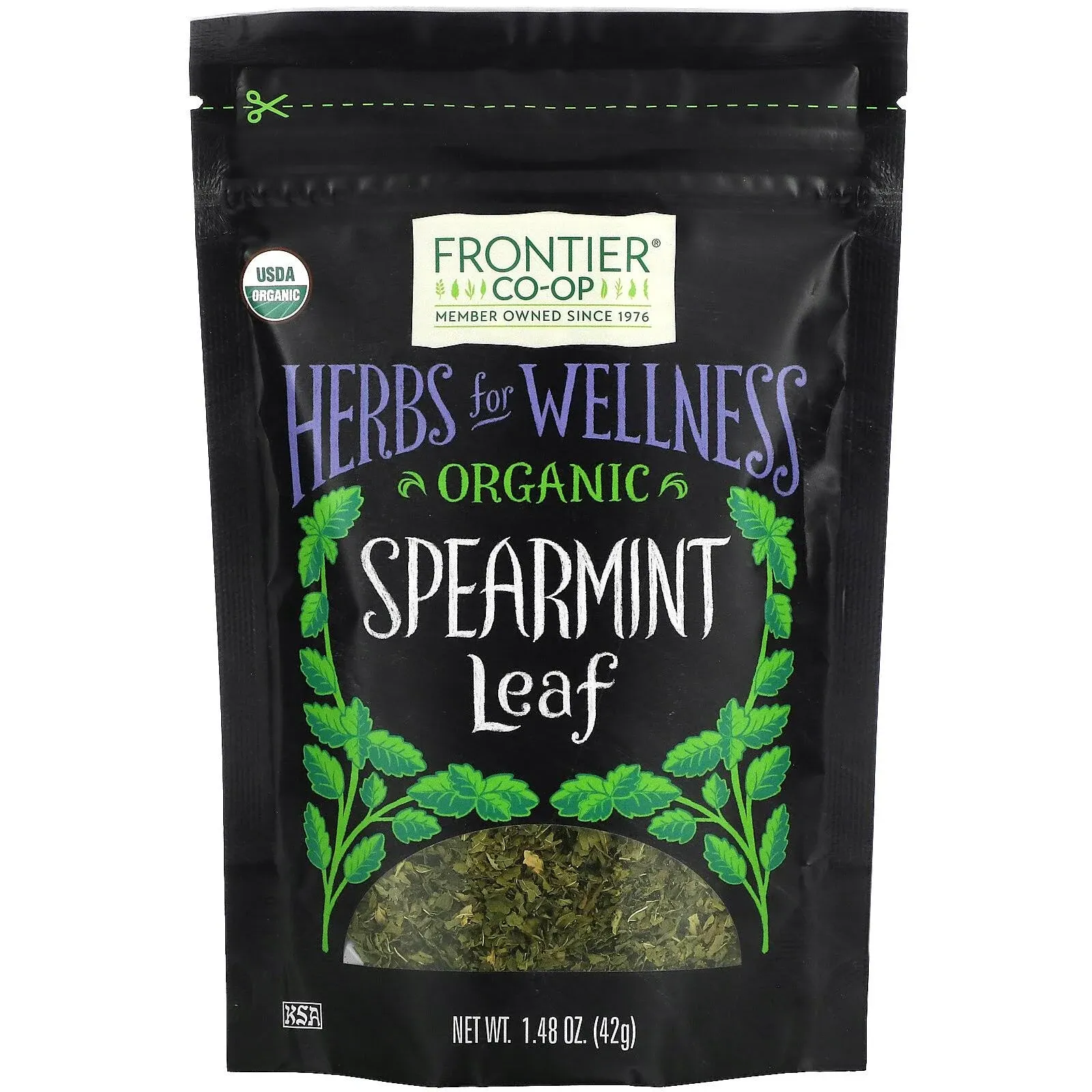 Frontier Co-op Organic Spearmint Leaf 1.48 oz