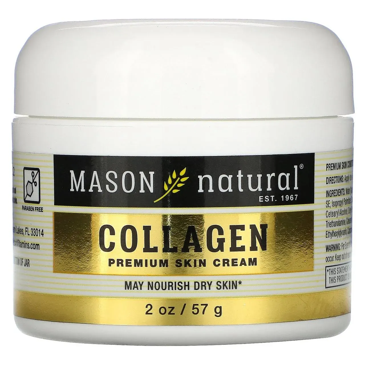 Mason Natural Collagen Beauty Cream - 2oz