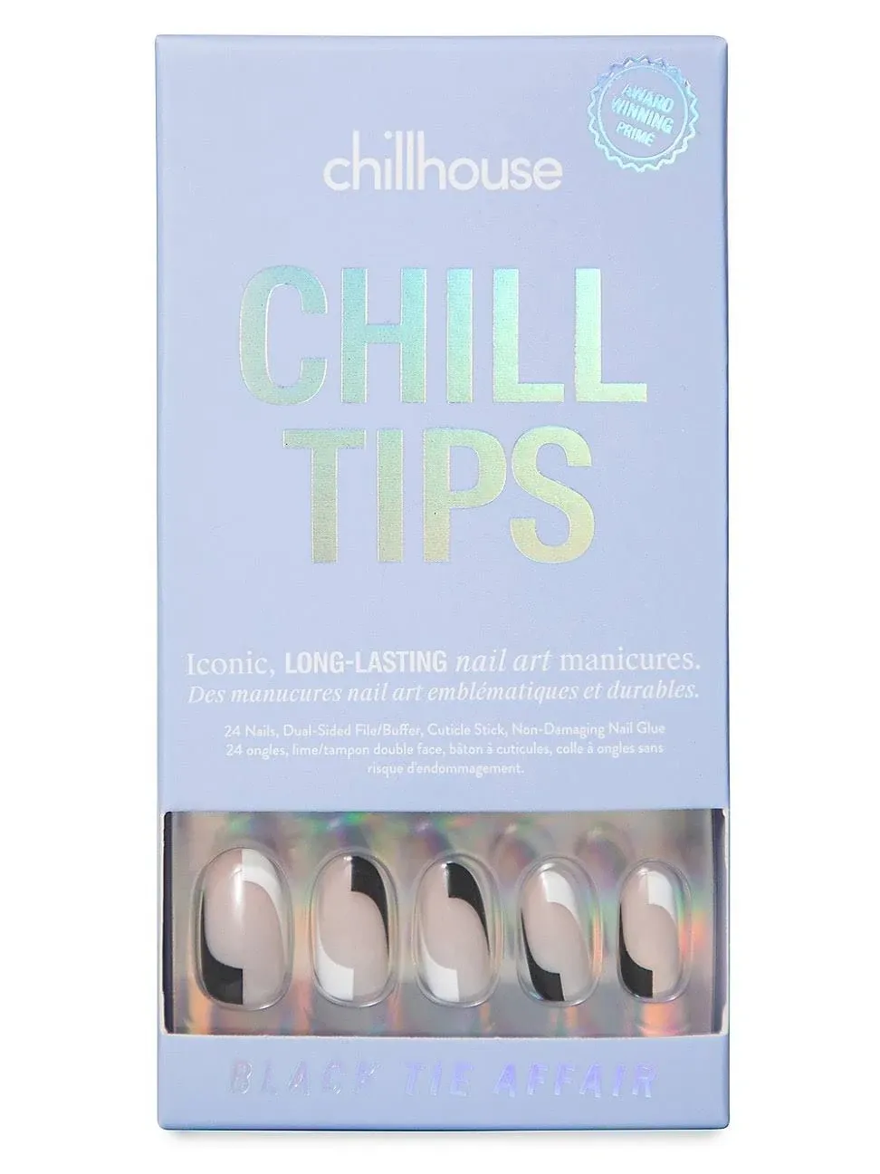 Chillhouse Chill Tips Tie Affair Press-On Nails