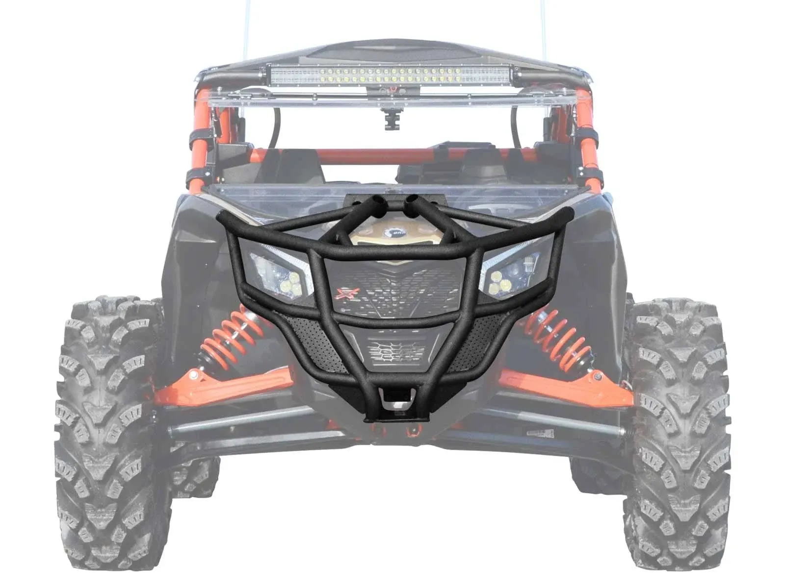 Super ATV Black Front Bumper Can-Am Maverick X3 2017-2021