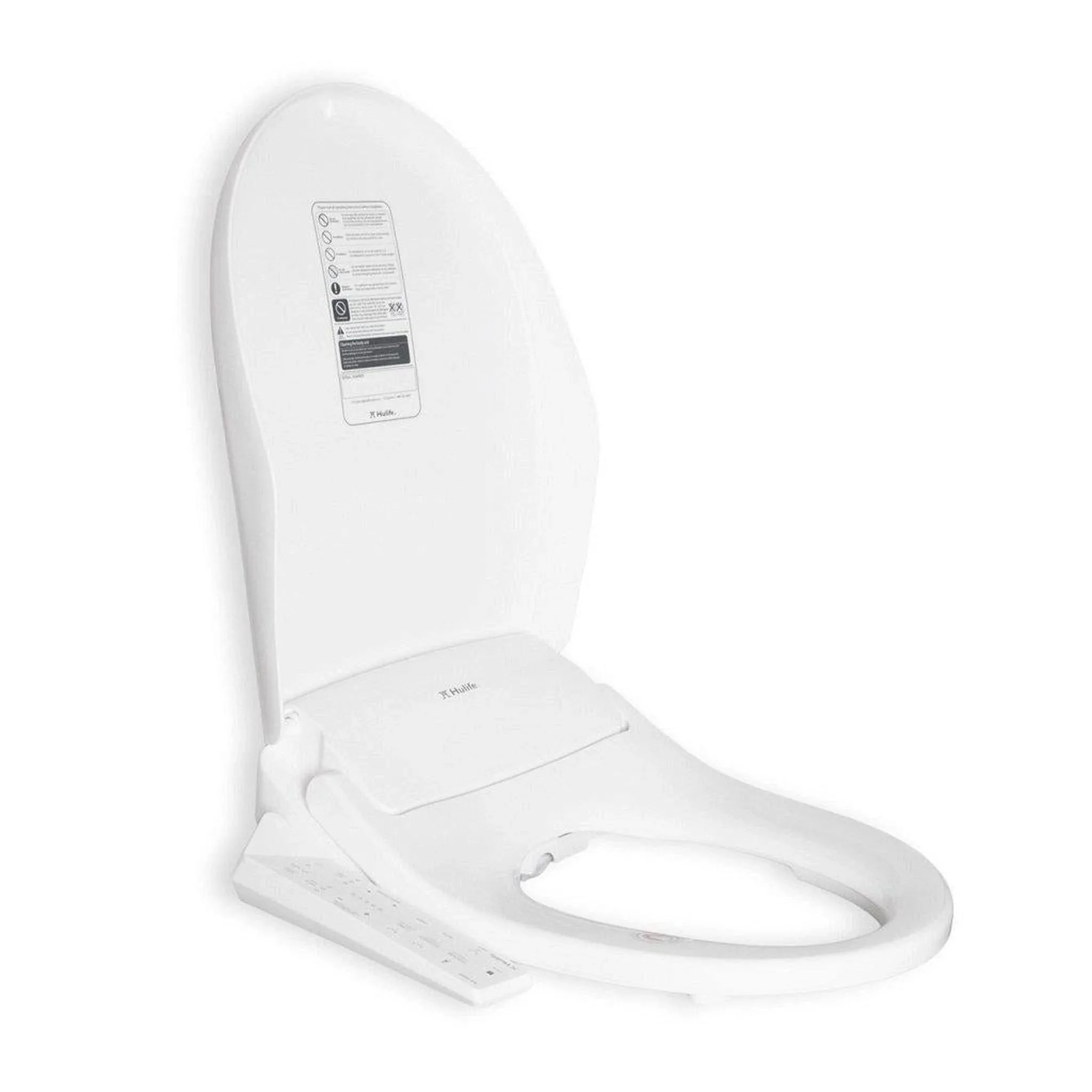 Hulife HLB-1000EC Electric Bidet Seat for Elongated Toilet with Unlimited Heated ...