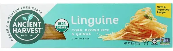 Ancient Harvest Organic Quinoa Pasta, Linguine, 8 Ounce (Pack of 12)