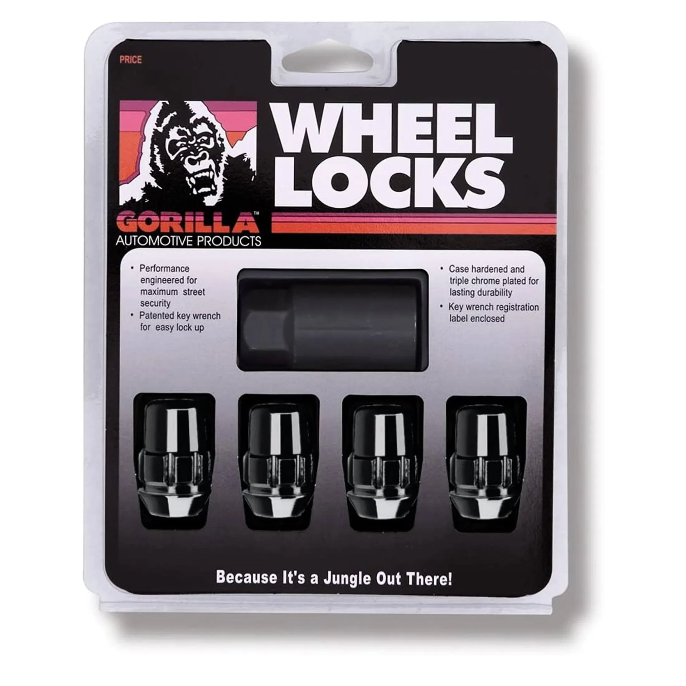 Gorilla Automotive 71621NBC Acorn Black Chrome Wheel Locks (12mm x 1.25 Thread S