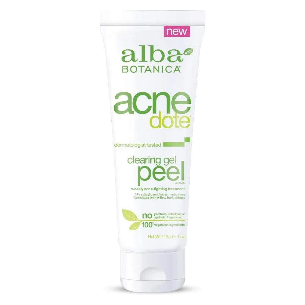 Alba Botanica ACNEdote Clearing Gel Peel Weekly Acne Fighting Treatment 1 Pack