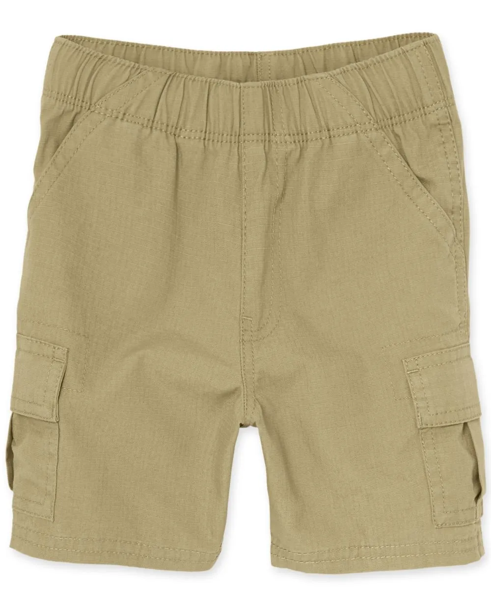 Toddler Boys Pull On Cargo Shorts - Flax