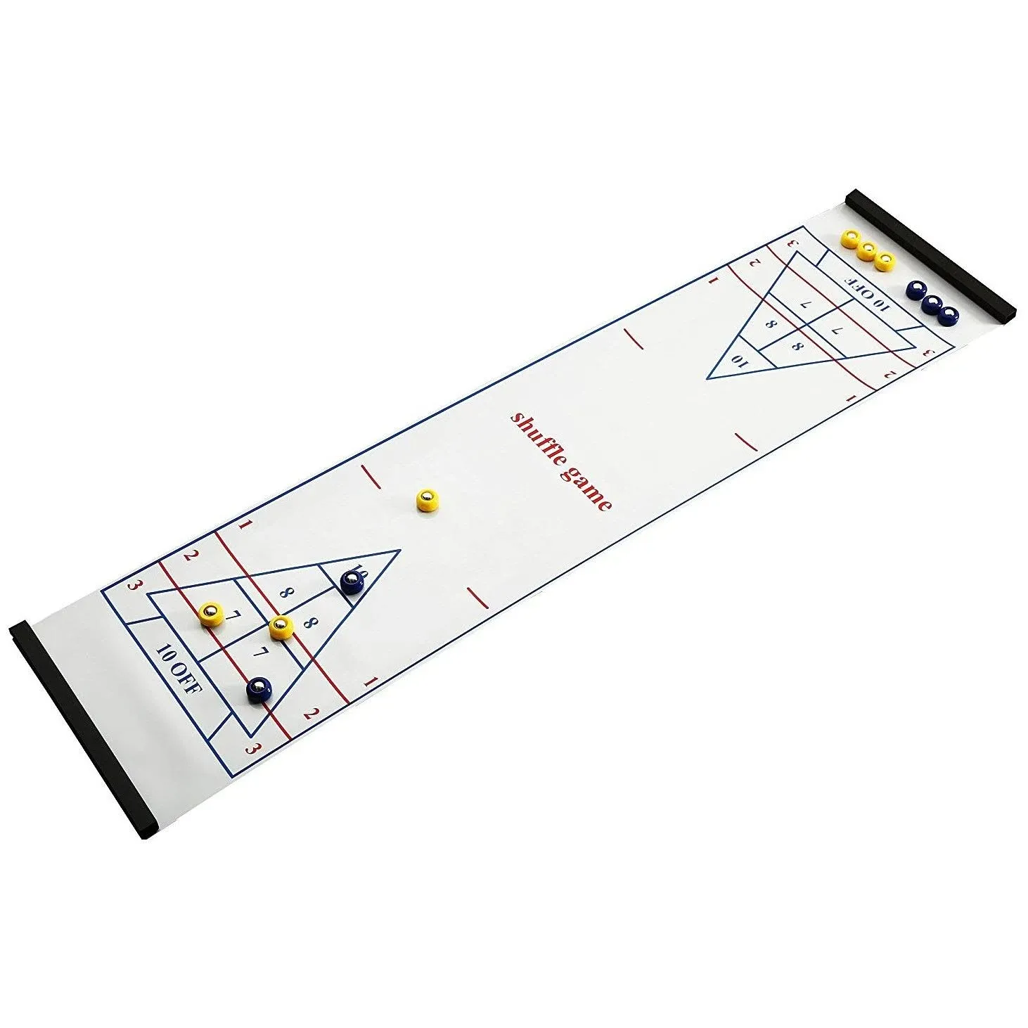 Tabletop Shuffleboard Portable Mini Travel Kids Adults Family Sports Board Game