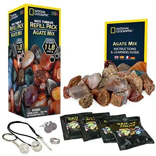 National Geographic Rock Tumbler Refill Kit