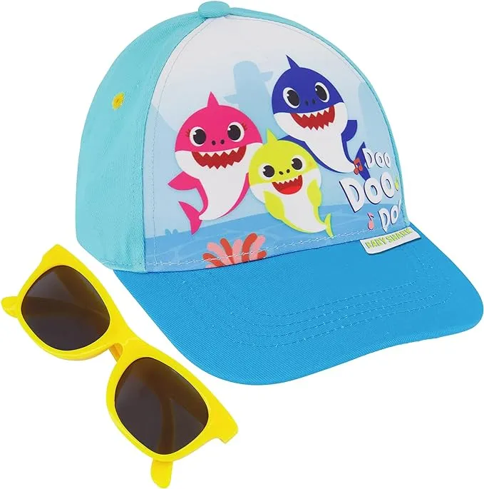 Abg Boys Toddler Hat for Ages 2-4 - Paw Patrol, Thomas, Baby Shark, Mickey Mouse or Batman Kids Baseball Cap and Sunglasses