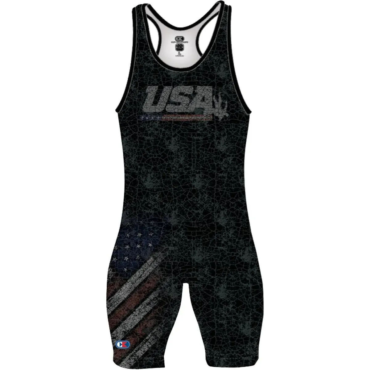 Cliff Keen The Patriot Sublimated Wrestling Singlet - Large - USA