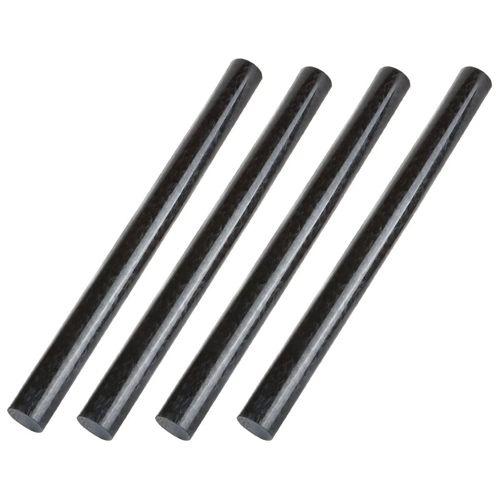 FVIEXE 4pcs Acetal Copolymer Round Rod, Acetal Rod Opaque Black, 1 inch Diameter ...