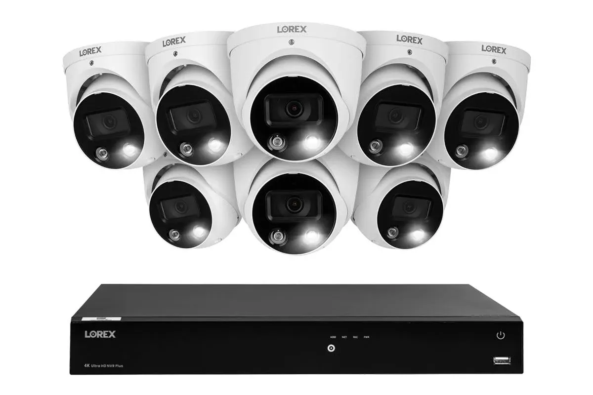 Lorex Fusion N4K4SD- 168WD-2 4K 16-Channel NVR System Security Cameras