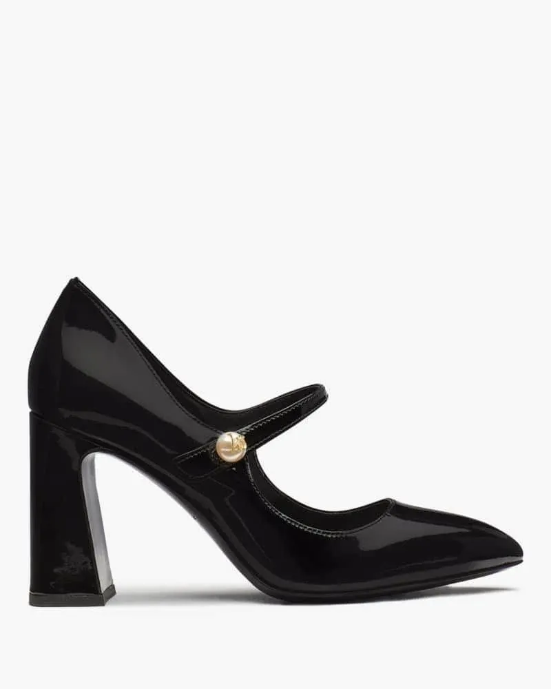 Kate Spade New York Women's Maren Pointed Toe Ankle Strap Pumps - Black - Size 10