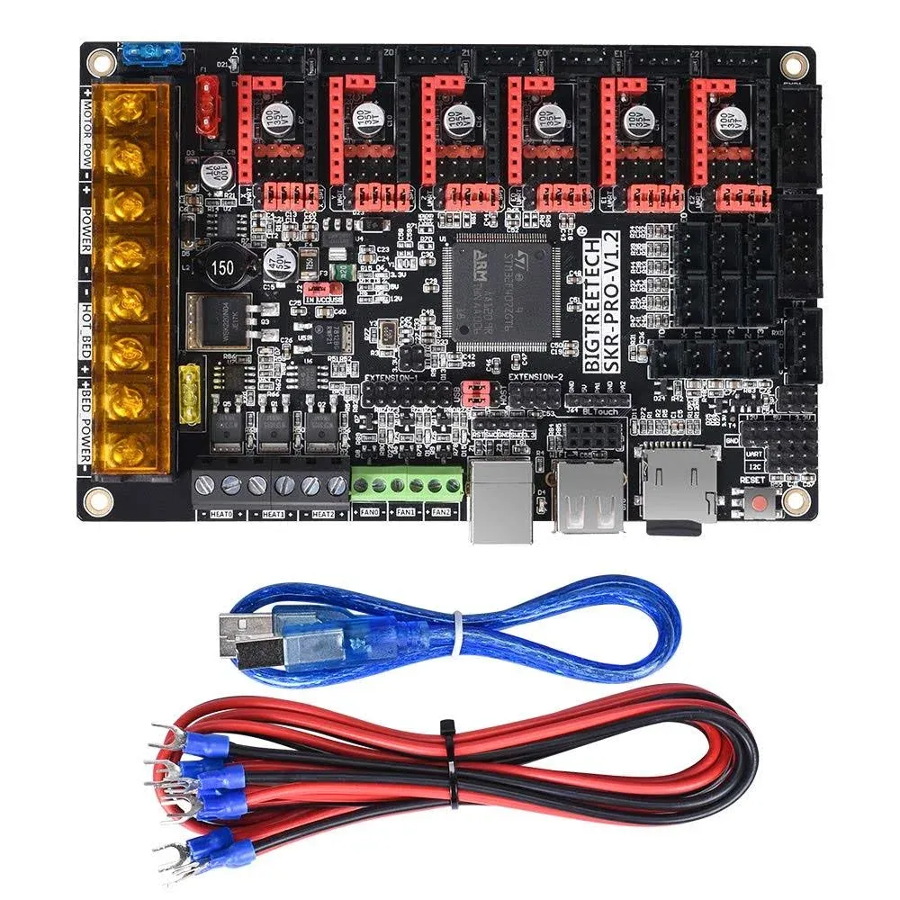 BIGTREETECH SKR Pro V1.1 32-Bit High-Frequency 3D Printer Control Board,Support Tmc5160,tmc2208,tmc2130,tft28,tft32,tft35,12864lcd ECT 14478387