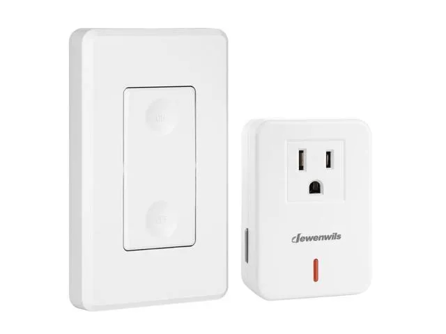 DEWENWILS Indoor Wireless Remote Control Outlet, Electrical Plug in On Off Power Switch