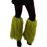 Dr. Seuss The Grinch Fuzzy Leg Warmers