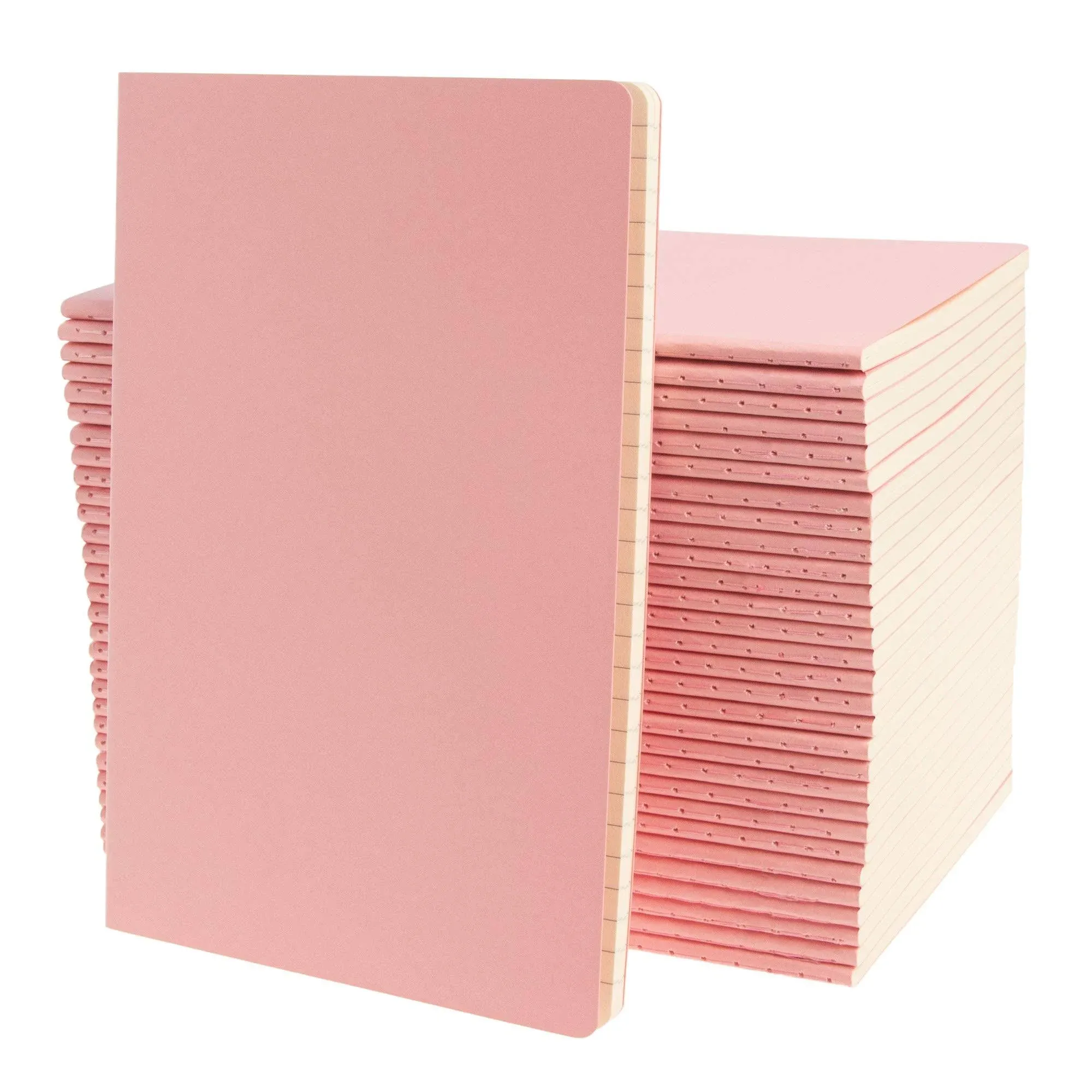 Simply Genius (30pk) A5 Soft Cover Journal Notebook, 5.5x8.3, Pink