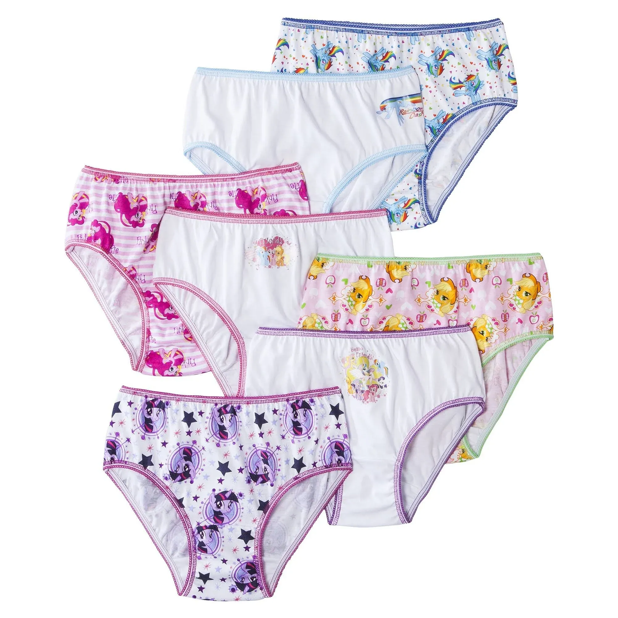 My Little Girls Pony 7pk Underwear