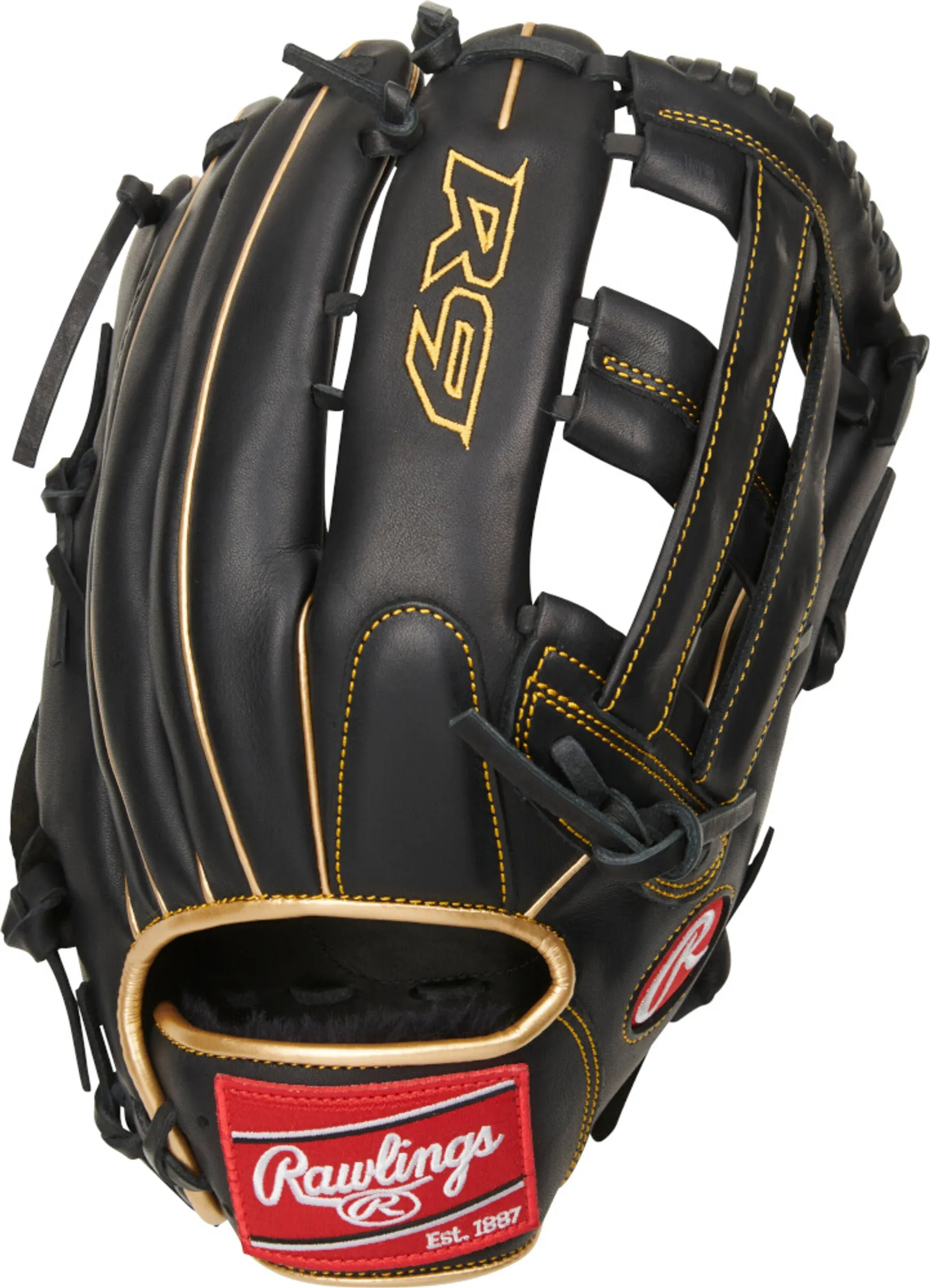 Rawlings Men&#39;s R9 Series H Web Baseball Glove 12.75&quot;