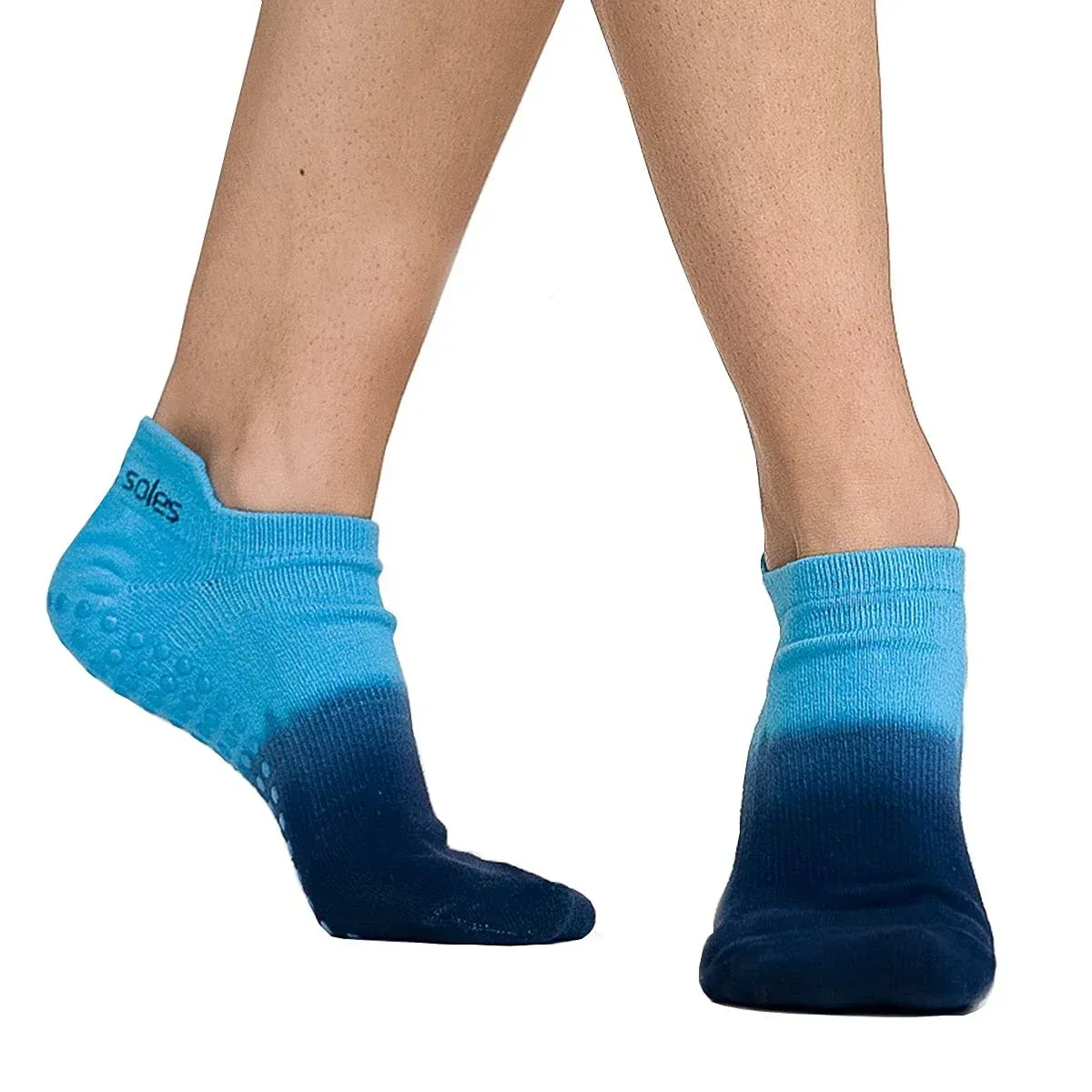 Rory - Ombre Caribbean Blue - Grip Sock