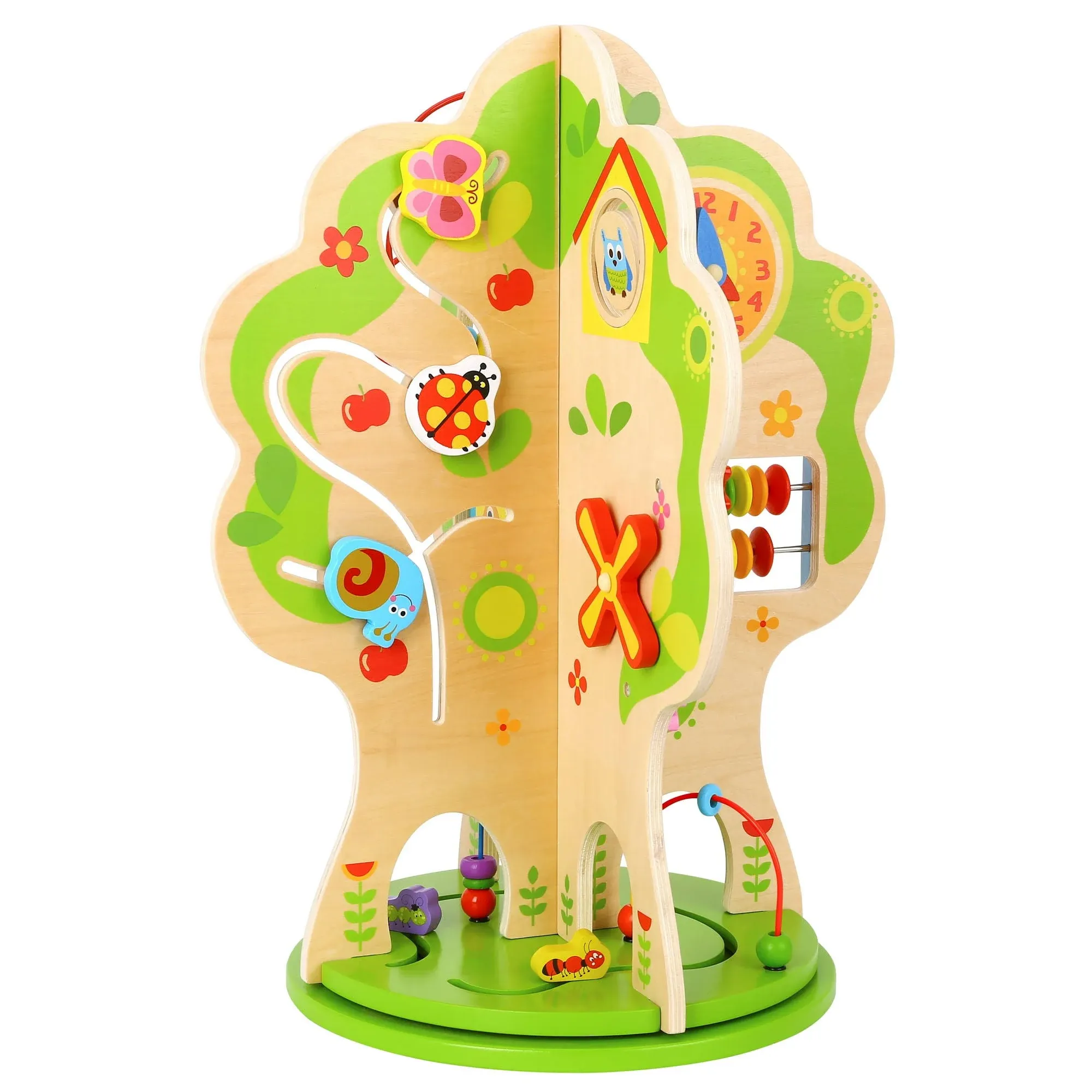 TOOKYLAND Wooden Rotating Activity Tree - Activity Center Toy, 2+  | eBay